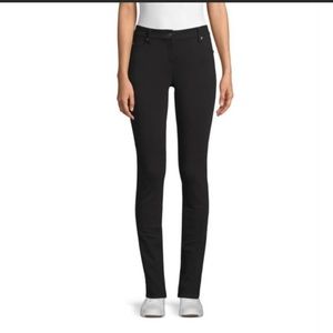 EILEEN FISHER Pants Womens 10 Black Tencel Ponte Skinny Stretch Knit